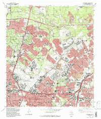 Longhorn 1992 topographic map thumbnail
