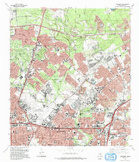 Longhorn 1992 topographic map thumbnail
