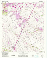 Lorena 1957 topographic map preview