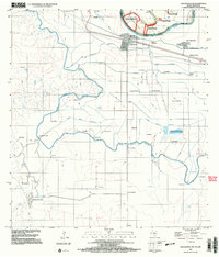 Los Ebanos NW 2002 topographic map thumbnail