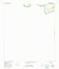 Los Garzas 1965 topographic map thumbnail