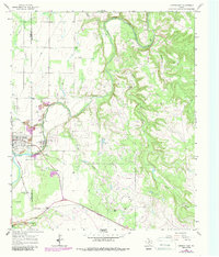 Lueders East 1965 topographic map thumbnail