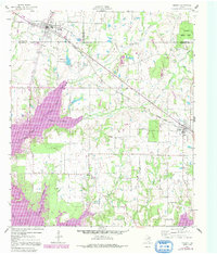 Mabank 1960 topographic map preview