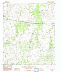 Merkel East 1984 topographic map thumbnail