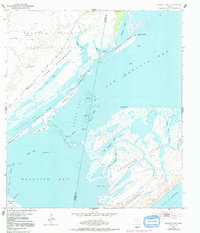 Mesquite Bay 1952 topographic map thumbnail