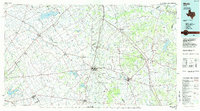 Mexia 1985 topographic map thumbnail