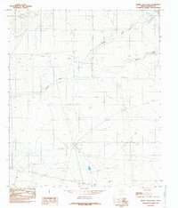 Mickey Draw West 1984 topographic map thumbnail