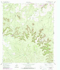 Millican Mountains 1962 topographic map thumbnail