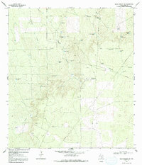 Mills Bennett SW 1968 topographic map thumbnail