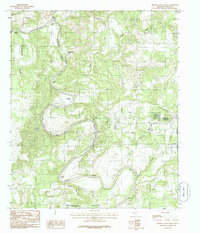 Mineral Wells West 1984 topographic map thumbnail