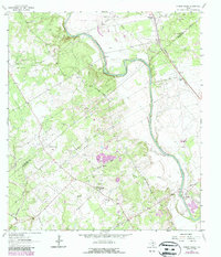 Mission Valley 1963 topographic map thumbnail