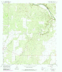 Mustang Creek 1967 topographic map thumbnail