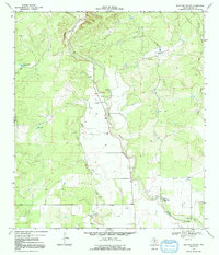 Mustang Valley 1969 topographic map thumbnail