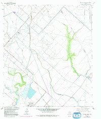Mustang Bayou 1963 topographic map thumbnail