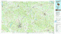Nacogdoches 1992 topographic map thumbnail