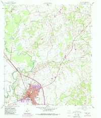 Navasota 1958 topographic map thumbnail