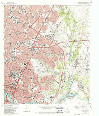 Austin East 1988 topographic map thumbnail