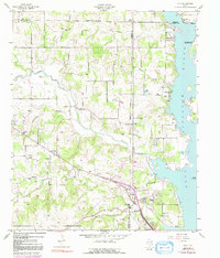 Azle 1955 topographic map preview