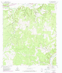 Bailey Creek 1974 topographic map thumbnail