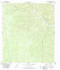 Bakers Crossing 1979 topographic map thumbnail