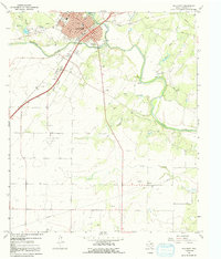 Ballinger 1967 topographic map thumbnail