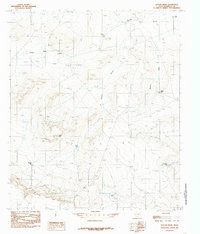 Baylor Draw 1984 topographic map thumbnail