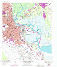 Beaumont East 1960 topographic map thumbnail