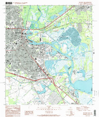 Beaumont East 1994 topographic map thumbnail