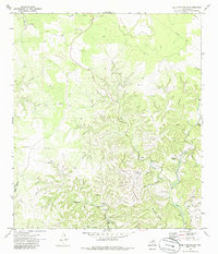 Bee Cave Hollow 1971 topographic map thumbnail