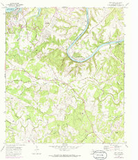 Bee Cave 1968 topographic map preview