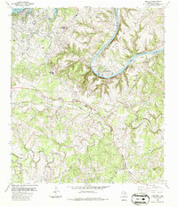 Bee Cave 1986 topographic map thumbnail
