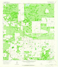 Seeligson Ranch 1963 topographic map thumbnail
