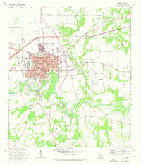 Seguin 1964 topographic map preview