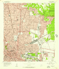 Settegast 1955 topographic map thumbnail