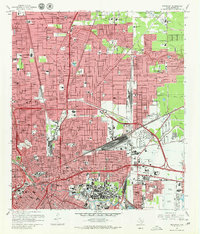 Settegast 1967 topographic map thumbnail
