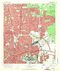 Settegast 1967 topographic map thumbnail