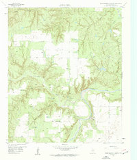 Seven Diamond L Canyon 1958 topographic map thumbnail