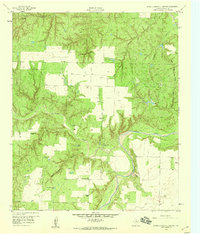 Seven Diamond L Canyon 1958 topographic map thumbnail