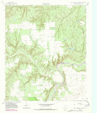 Seven Diamond L Canyon 1958 topographic map thumbnail
