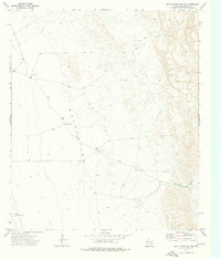 Seven Heart Gap NW 1973 topographic map thumbnail