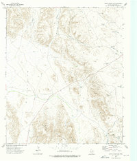 Seven Heart Gap 1972 topographic map thumbnail
