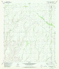Sevenmile Canyon 1980 topographic map thumbnail