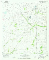 Sevenmile Corner SE 1970 topographic map thumbnail