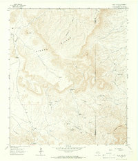 Sheep Peak 1964 topographic map thumbnail