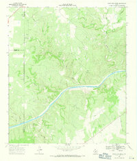 Sheep Run Creek 1968 topographic map thumbnail