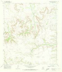 Sherbino Mesa 1969 topographic map thumbnail