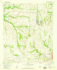 Sherman NW 1958 topographic map thumbnail