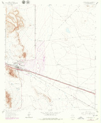 Sierra Blanca 1964 topographic map thumbnail