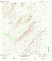 Simpson Springs Mountain 1983 topographic map thumbnail