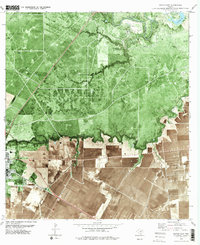 Sinton East 1979 topographic map thumbnail